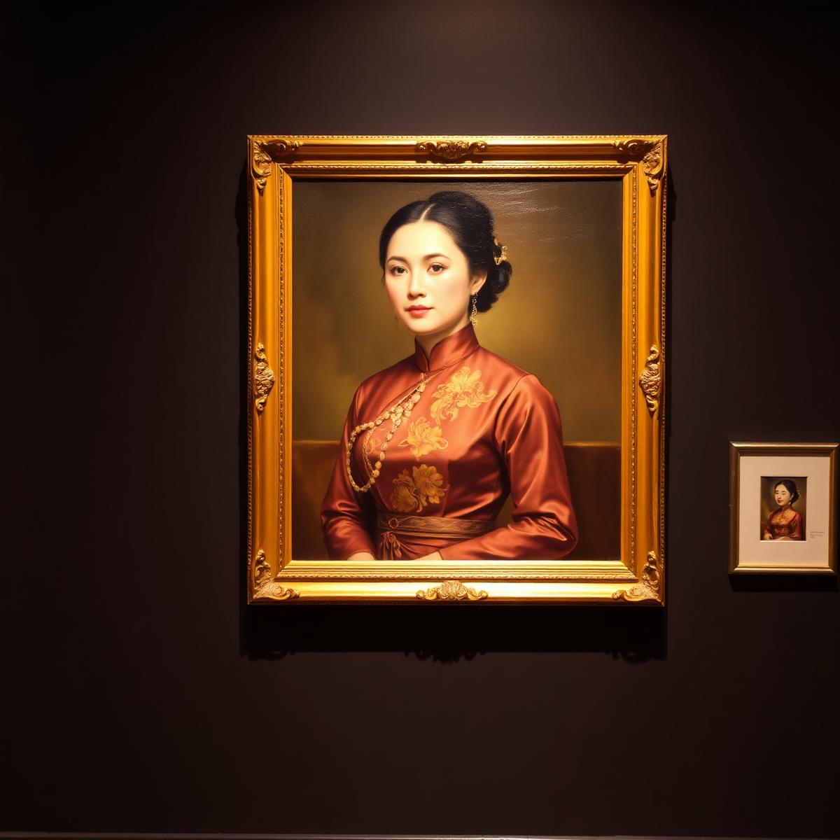 Portrait of a Lady in Áo Dài